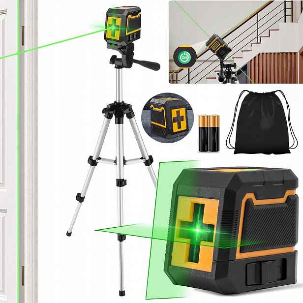 Laserová Vodováha 4D Rovinná Vodováha Křížový Laser Se Stativem