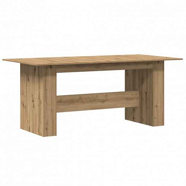 vidaXL Jídelní stůl dub artisan 180x90x76 cm kompozitní dřevo