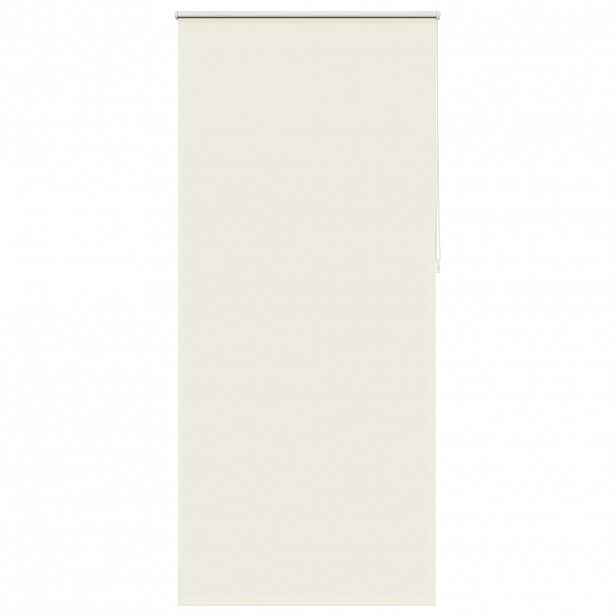 vidaXL Zatemňovací roleta 84,4 x 230 cm, šířka látky 80 cm, krémově bílá