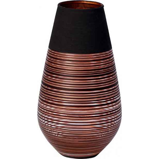 Villeroy & Boch Manufacture Swirl skleněná váza, 18 cm