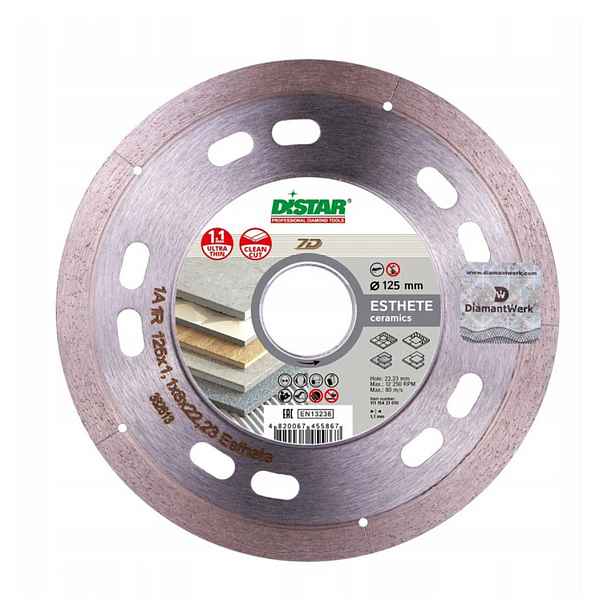 Diamantový kotouč na slinutou dlažbu Distar 125 mm