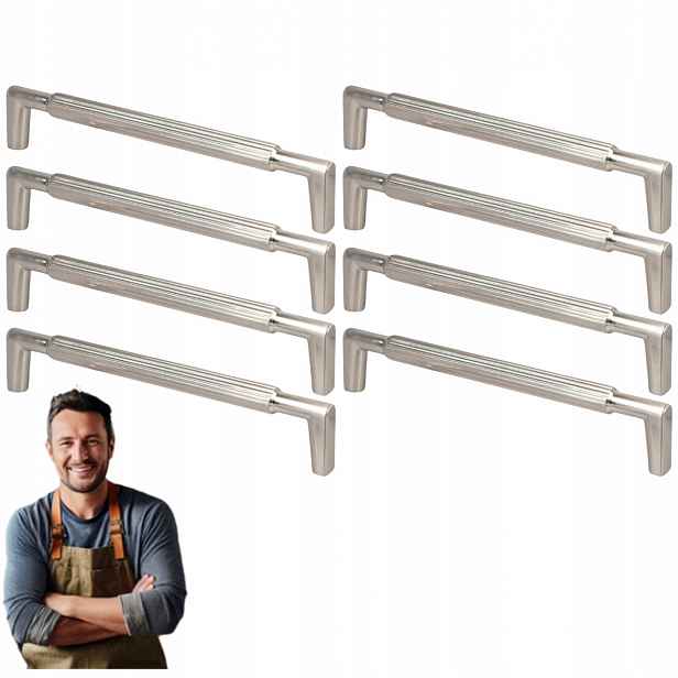 Nábytková Úchytka Randi 160 mm Ocelové ramínko, Inox, Ocel Kartáčovaná 8ks