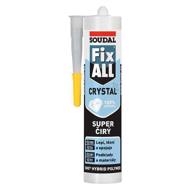 Tmel lepicí Soudal FIX ALL CRYSTAL 290 ml