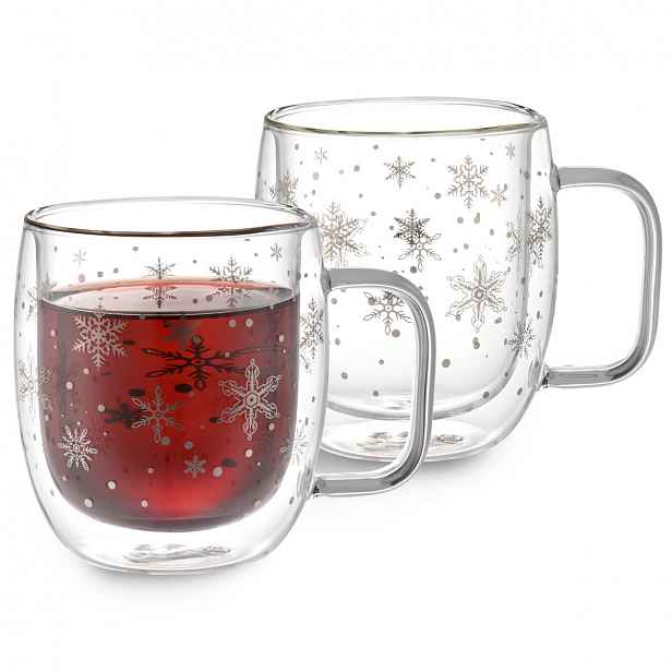 4Home Termo sklenice HotnCool Snowflake 350 ml, 2 ks