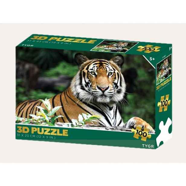 3D PRIME Puzzle 3D - Tygr