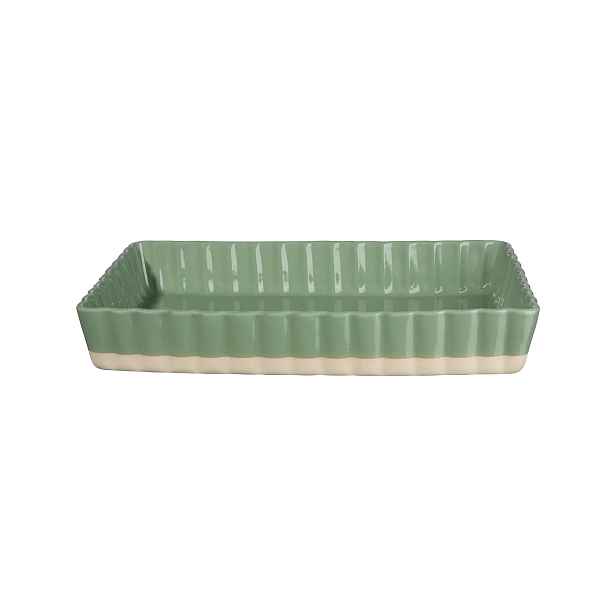 Kameninová zapékací mísa 34,5x21,5 cm Grande Al Forno ASA Selection - zelená