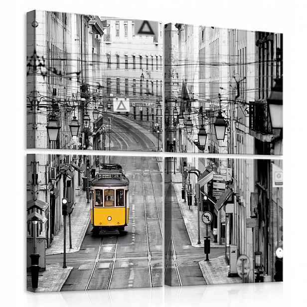 Obraz Na Plátně Plátno 50x50 Lisabon Tramvaj