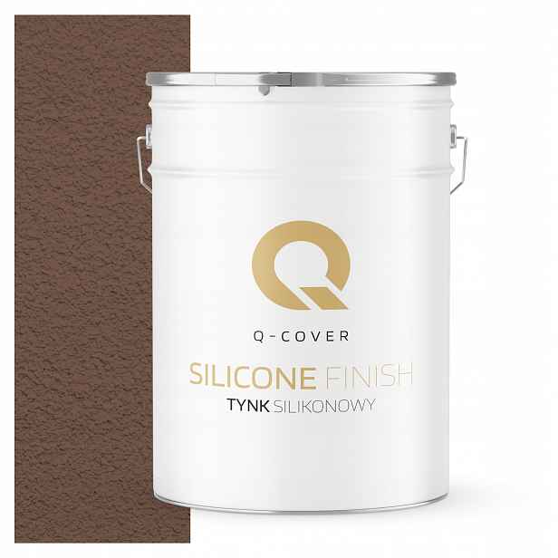 Silikonová Fasádní Omítka Čokoládová 25KG B Granulace 1.5mm F536