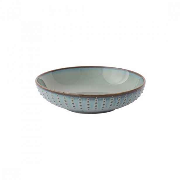 Talíř na polévku, porcelán, 20cm, "Drops Celadon" - Easy Life