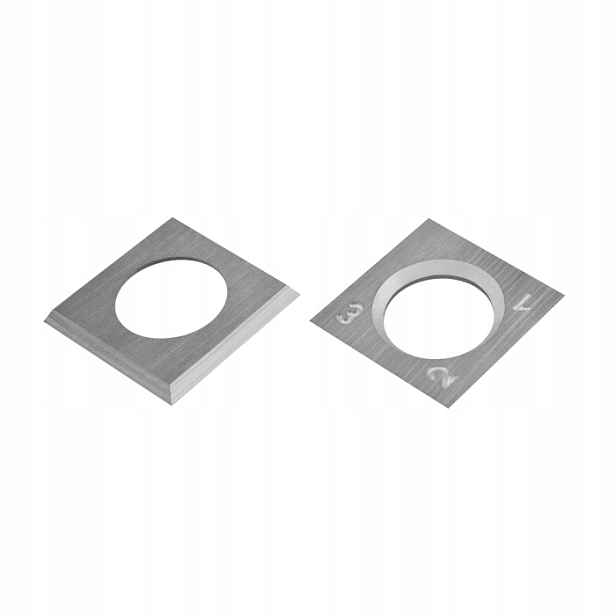 Nože Hm 14,3x14,3x2,5 mm /4stranné HC20 10 ks /otvor fazovaný