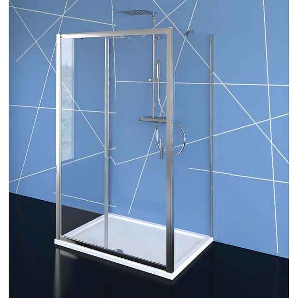 Polysan Easy Line - Třístěnný sprchový kout 110x70 cm, L/P varianta, čiré sklo/chrom EL1115EL3115EL3115