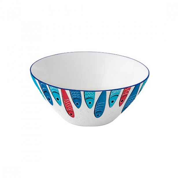 Porcelánová mísa, 22,5 cm, Sardine's Party - Easy Life