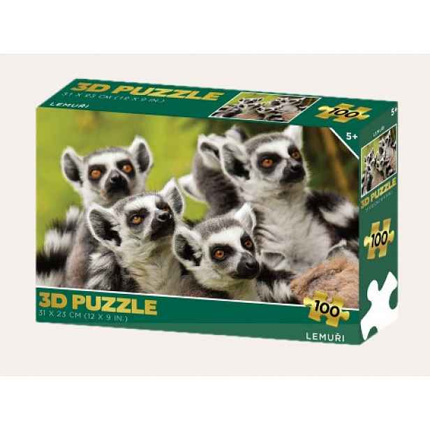 3D PRIME Puzzle 3D - Lemuři