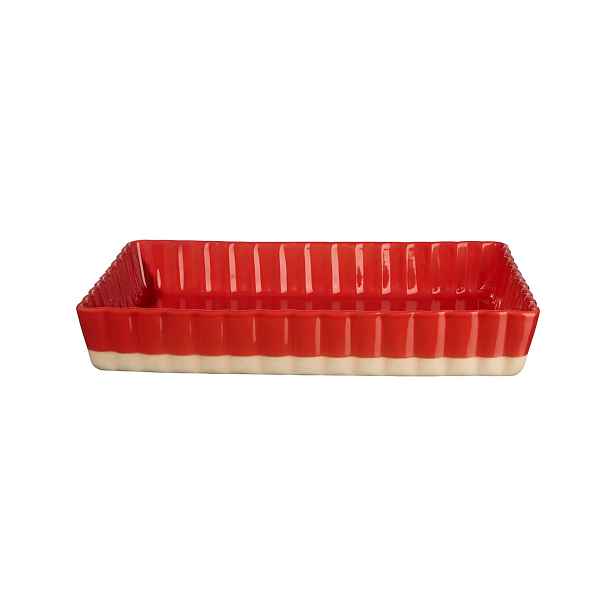 Kameninová zapékací mísa 34,5x21,5 cm Grande Al Forno ASA Selection - červená