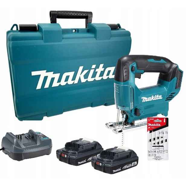Akumulátorová přímočará pila Makita DJV186WVE Lxt 18V 2x2Ah kufr