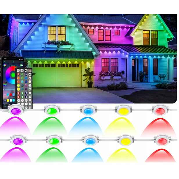 Stálé venkovní osvětlení, Rgb osvětlení digestoře, ovládání aplikací