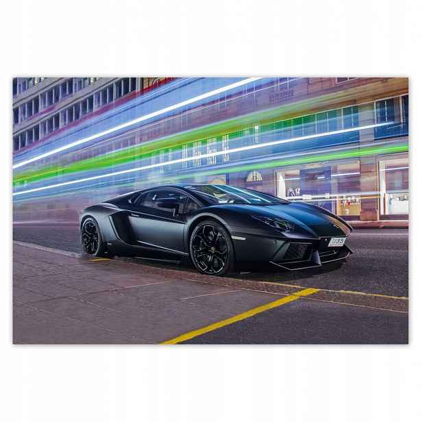 Fototapety 200x135 Rychlé auto mizí v noci