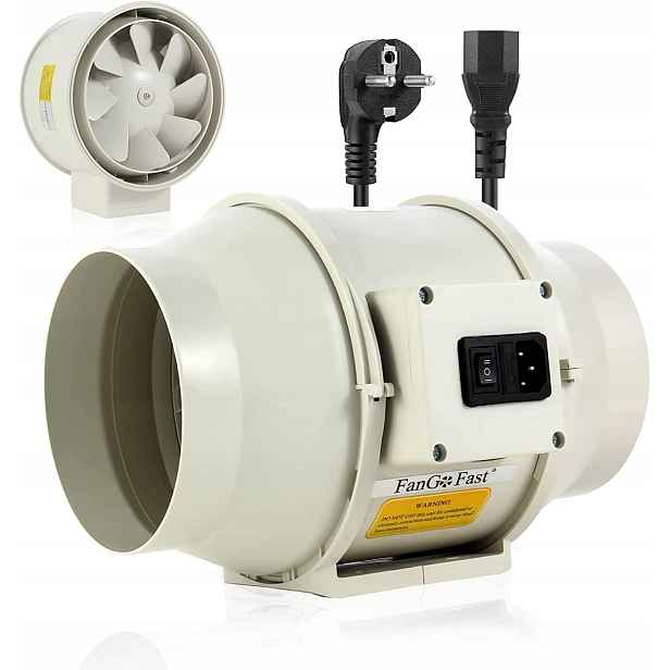 Kanálový ventilátor 125 mm 230 V