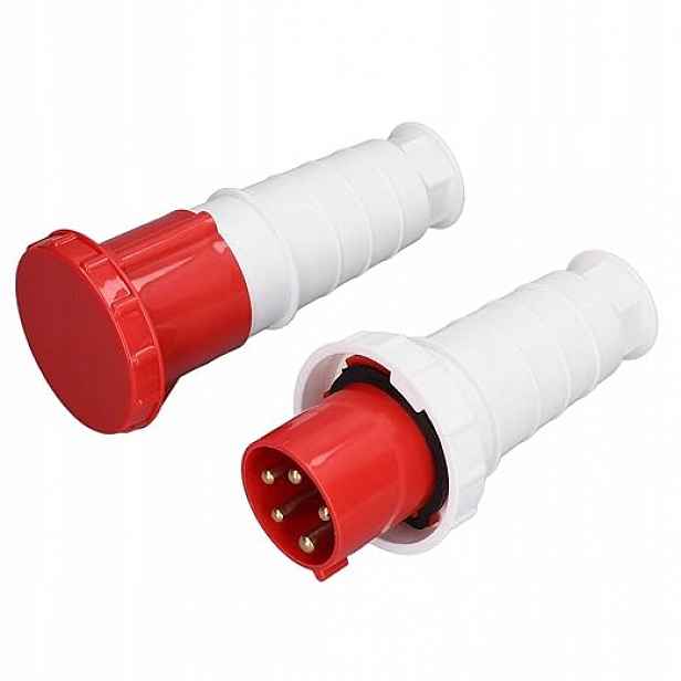 Průmyslový konektor 63A 400V IP67 5P 3F Zásuvka Zástrčka