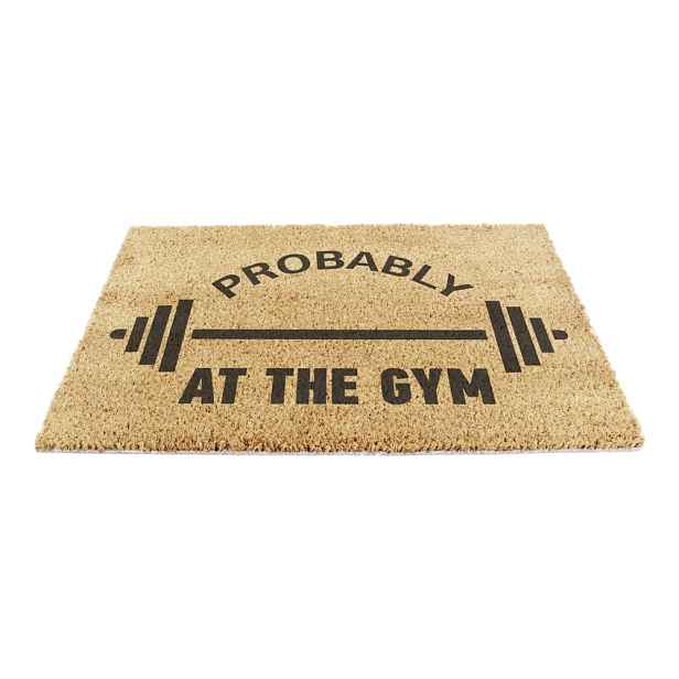 Rohožka z kokosového vlákna 40x60 cm Probably At The Gym – Artsy Doormats