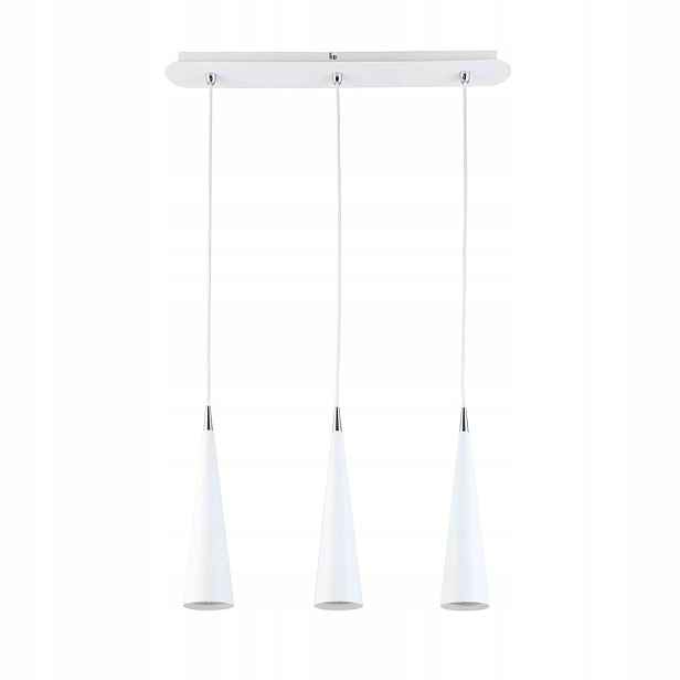 Závěsná lampa Italux Pietro Led moderní bílá