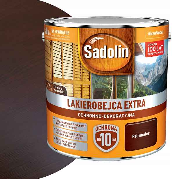 Sadolin Lak na dřevo Extra 2,5L Palisander