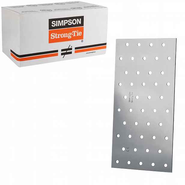 Tesařské spojky ploché 100x200mm 50st Děrované dlaždice Simpson NP20