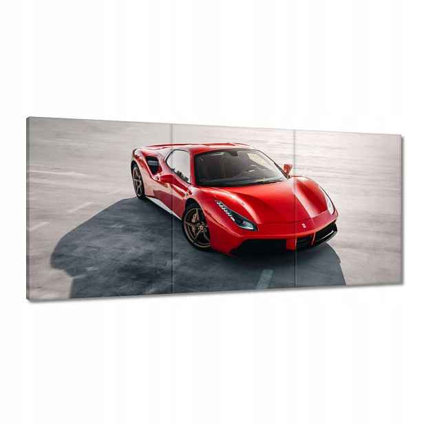 Obrazy 150x70 Červené Ferrari Střela
