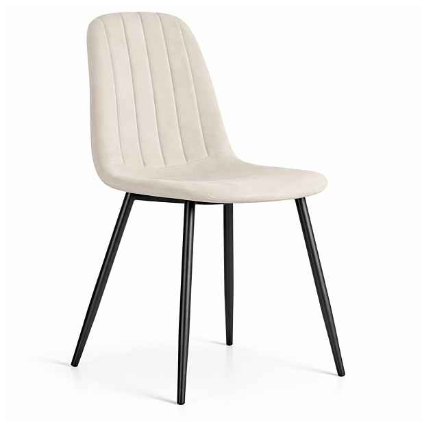 Ak furniture Čalouněná jídelní židle Lumo béžová
