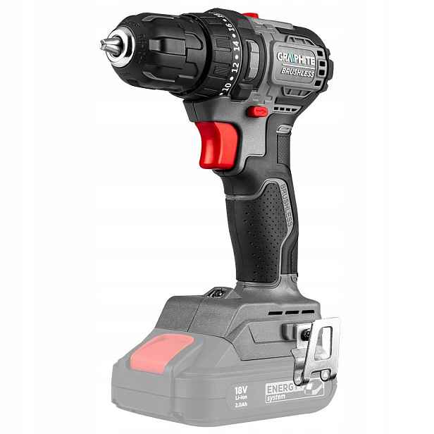 Aku Vrtačka bezkartáčový 18V, rukojeť 10 mm, kompaktní, Energy+, bez a