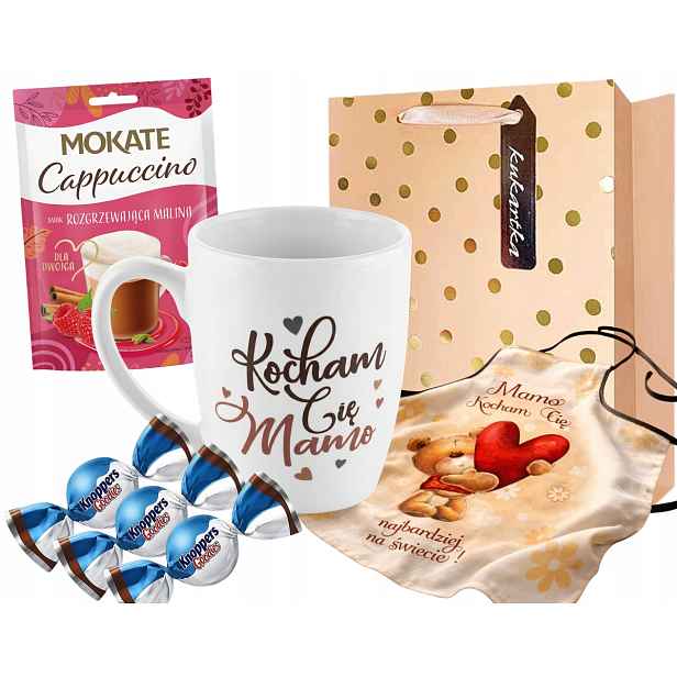 Dárek ke Dni matek pro maminku a tchýni Sada hrnků Káva Sladkosti Box