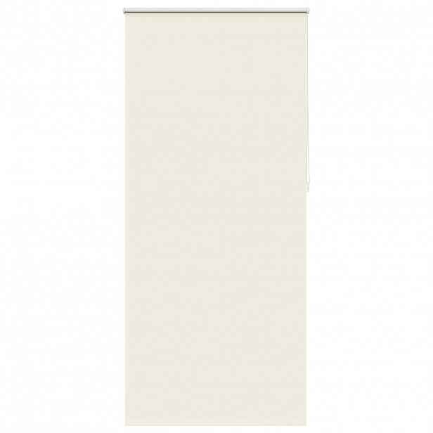 vidaXL Zatemňovací roleta 104,4 x 230 cm, šířka látky 100 cm, krémově bílá