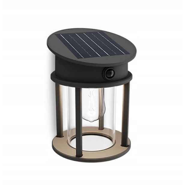 Solární Zahradní Lampa Led Philips Geri Venkovní nástěnné svítidlo Senzor Pohybu