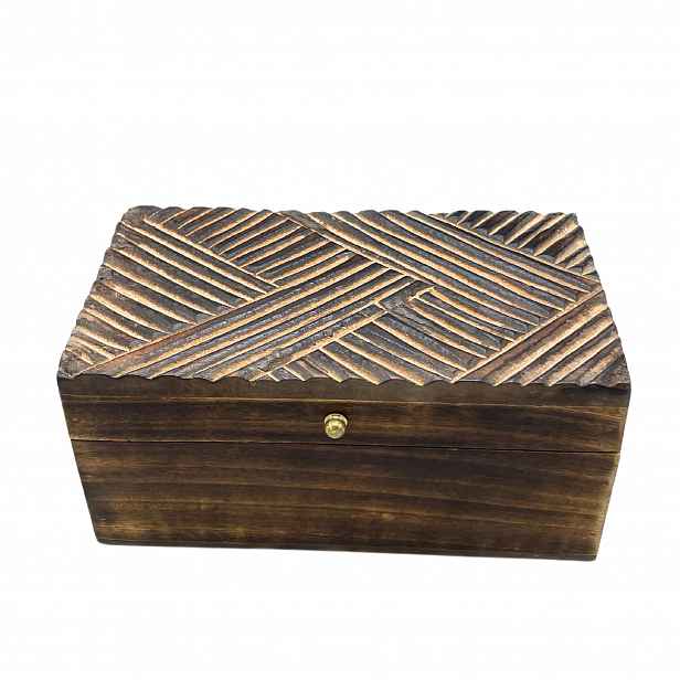 Dřevěná Krabička Vintage Deco – Antické linie