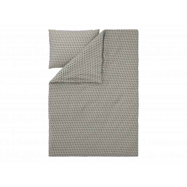 Livarno® Ložní povlečení Renforcé, 140 x 200 cm , 70 x 90 cm (černá/bílá)