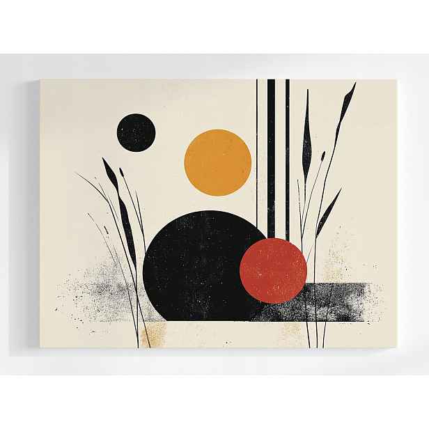 Plakát Grafika Geometrie Bauhaus Wabi-sabi Koło 100x75