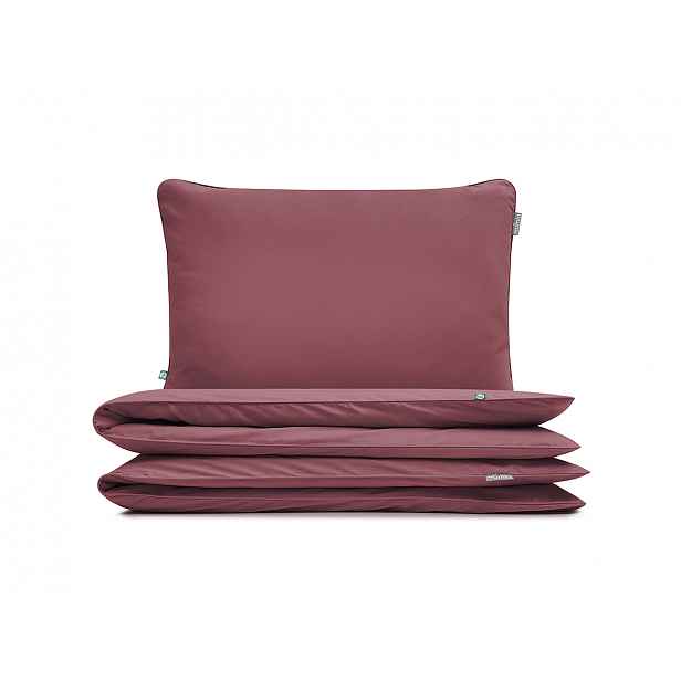 Povlečení Basic Bordo 100 x 135 cm 1 x 60 x 40 cm Mumla