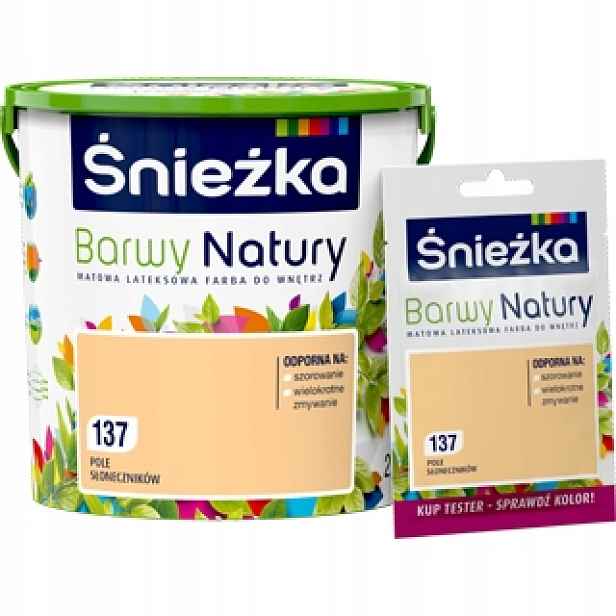 Śnieżka Barvy přírody, slunečnicové pole 137 5 l