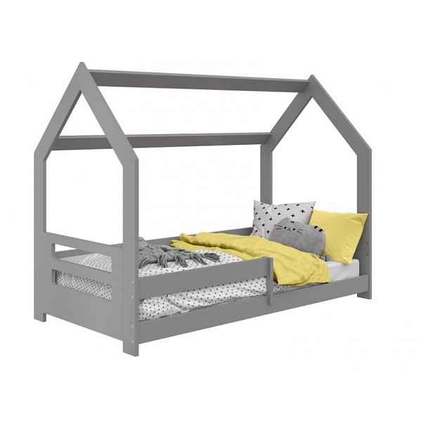 Dětská postel SPECIOSA D5B 80x160, šedá