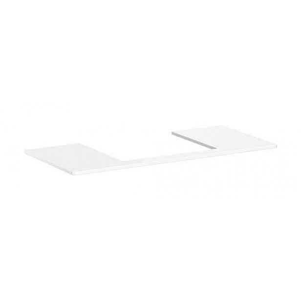 Deska pod umyvadlo Hansgrohe Xelu Q 118x1,6x55 cm bílá lesklá 54111050