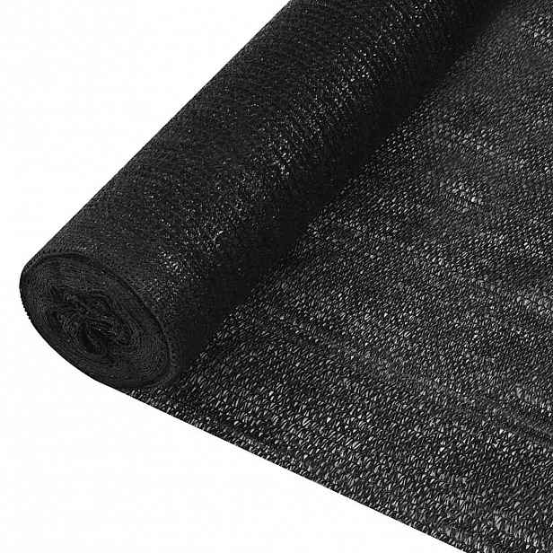 vidaXL Stínící tkanina černá 1,8 x 25 m HDPE 195 g/m²