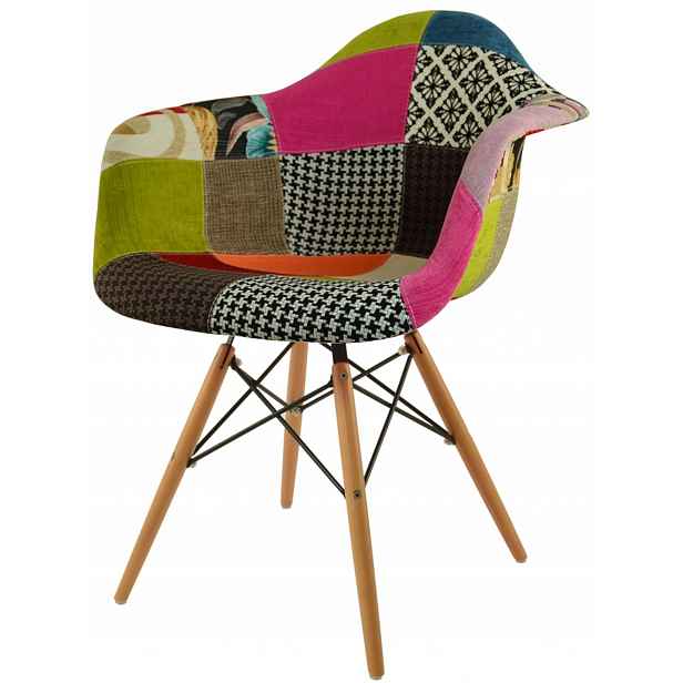 Křeslo Dankor Design Daw Rar Dar Patchwork