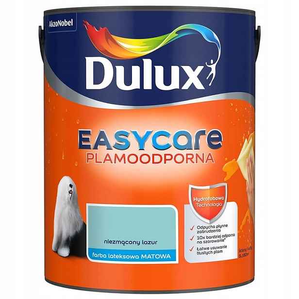 Dulux Easy Care Barva Odolná Vůči Skvrnám, Nemačkavý Lazur 5 L