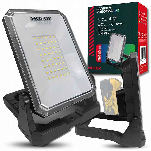 Pracovní Halogenová Led Lampa Pro Dewalt S Usb 6500K Přenosná Stavební Výkonná