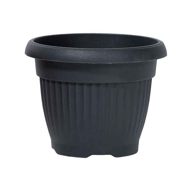 Prosperplast Květináč Terra I antracit, varianta 40 cm