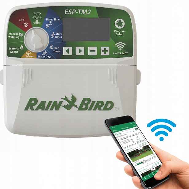 Vnitřní Regulátor Zavlažování Rain Bird Wifi Esp TM2 12 Sekcí