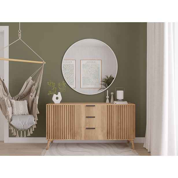 Zrcadlo Elistul Rozměry: 80 cm, Varianta: Bez osvětlení