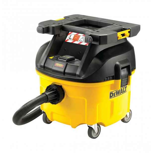 DeWALT - Průmyslový vysavač 1400 W, objem 30 l, adaptér TSTACK DWV901LT
