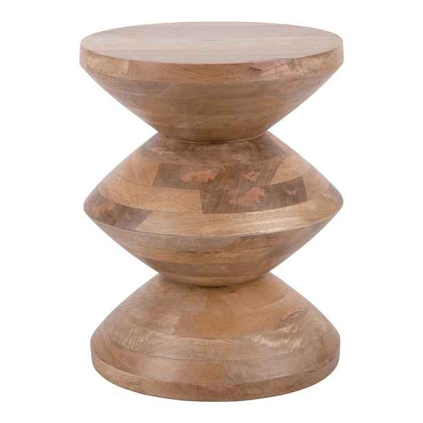 Kulatý odkládací stolek z mangového dřeva ø 35 cm  Totem  – Leitmotiv