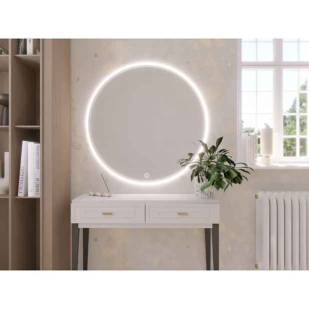Zrcadlo Elistul Rozměry: 80 cm, Varianta: Osvětlení A